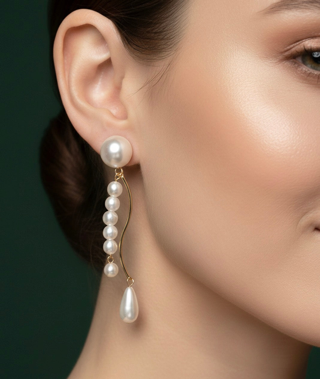 Beautiful Pearls Drop Earrings