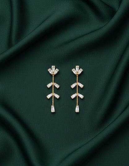 Golden Fancy American Diamond Tassels