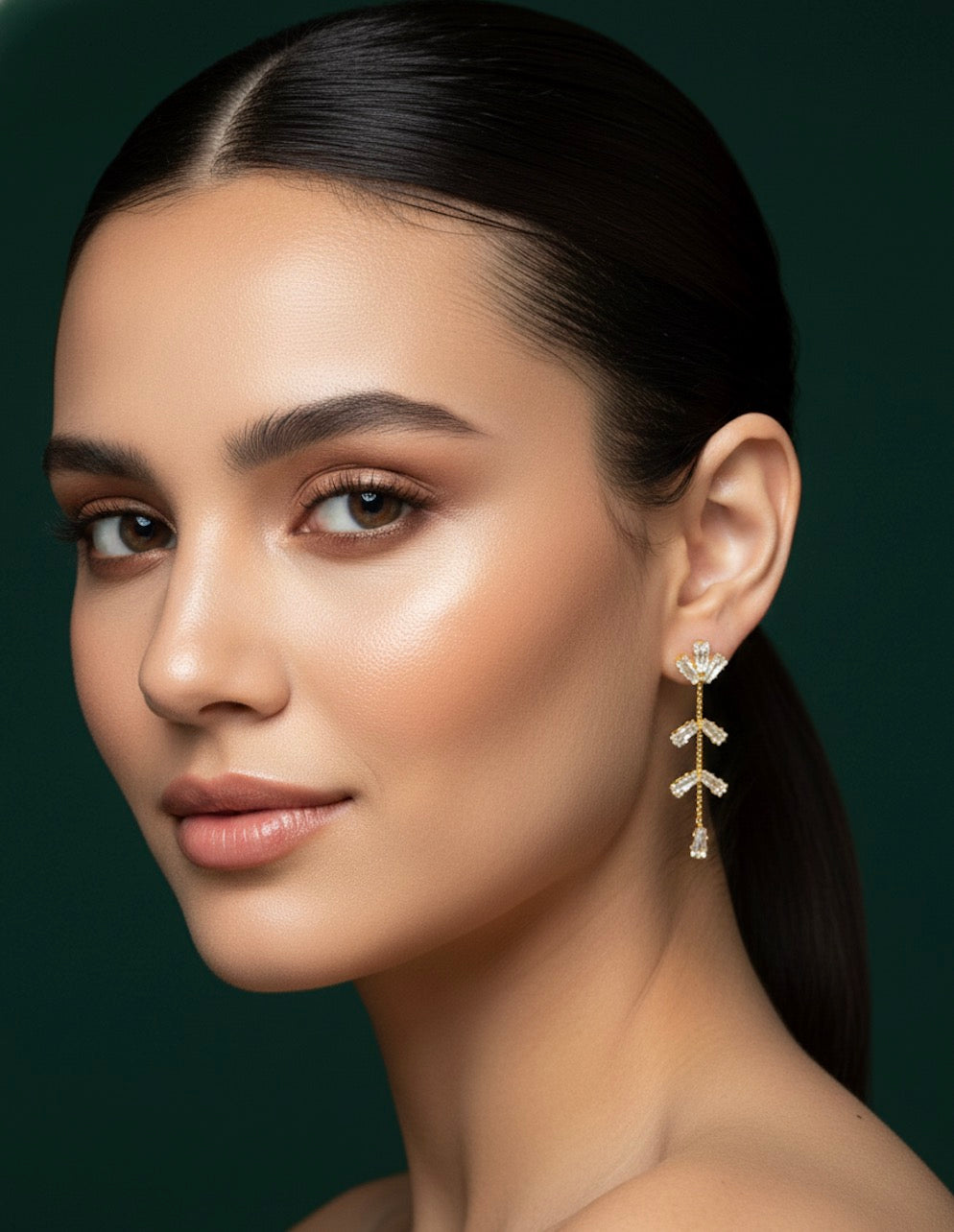 Golden Fancy American Diamond Tassels