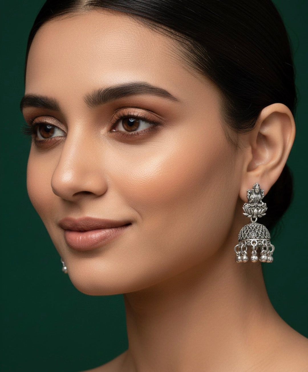 German Silver Indo-Western Jhumki