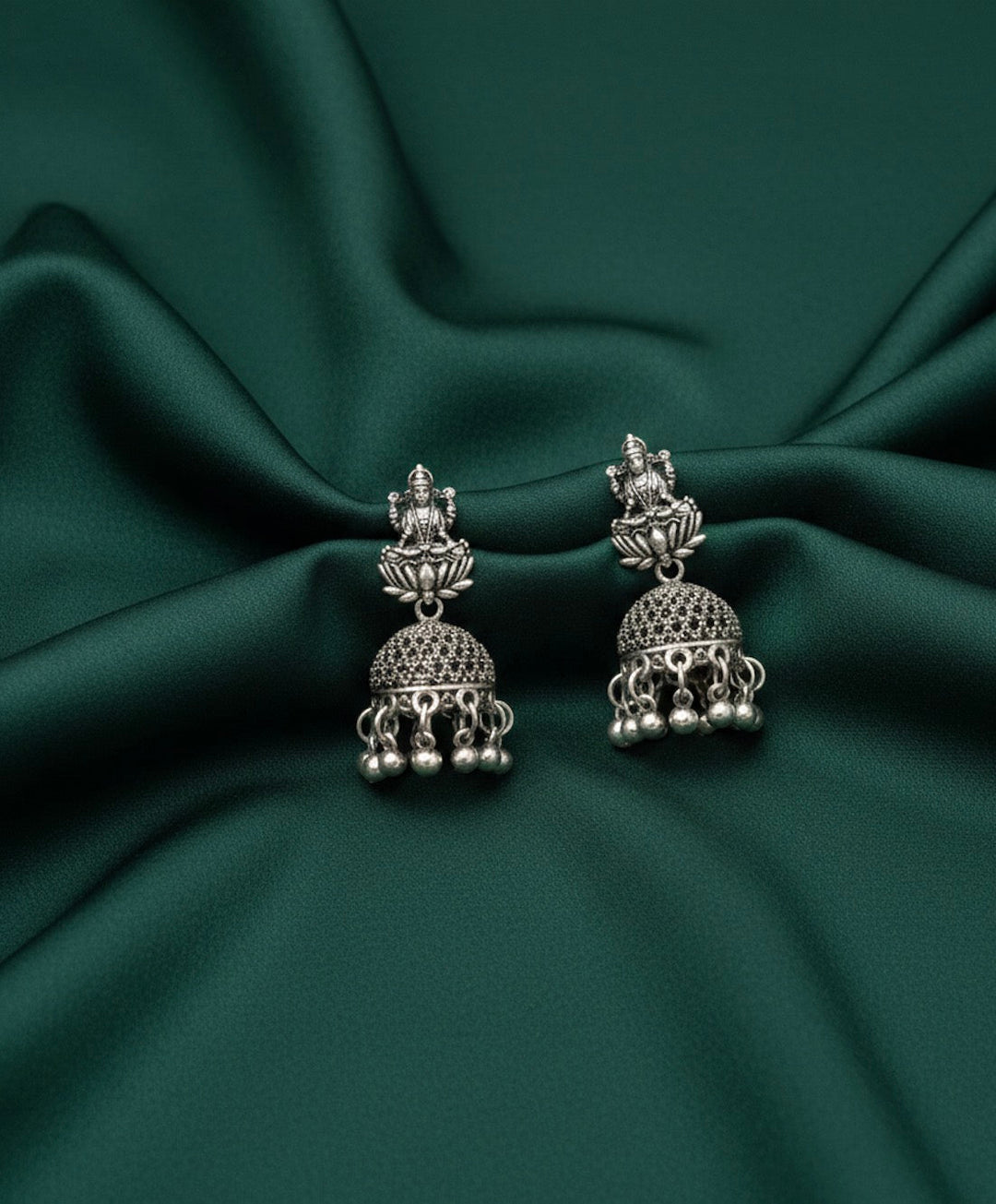 German Silver Indo-Western Jhumki