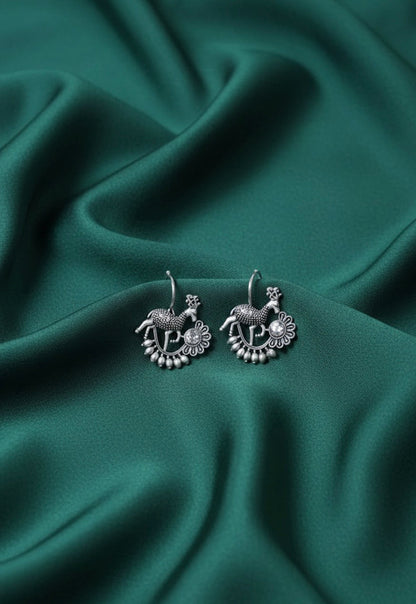 Antique Silver Boho Earrings