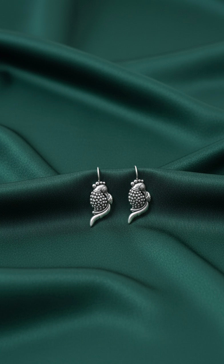 German Silver Antique design Earrings