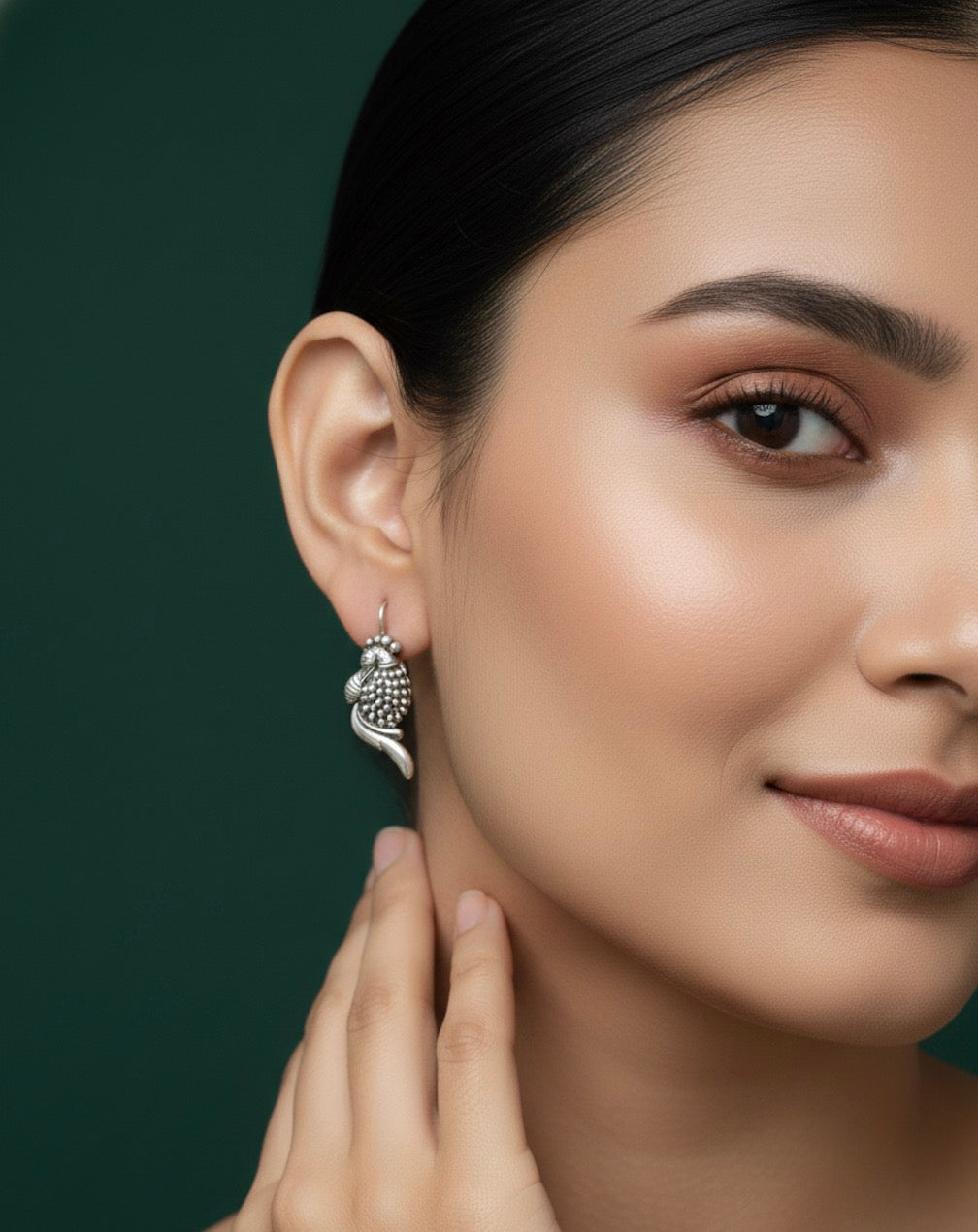 German Silver Antique design Earrings