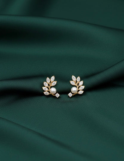 American diamond beaded Studs