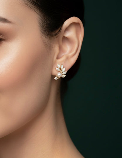 American diamond beaded Studs