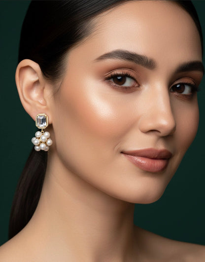 Artificial Beaded Earrings