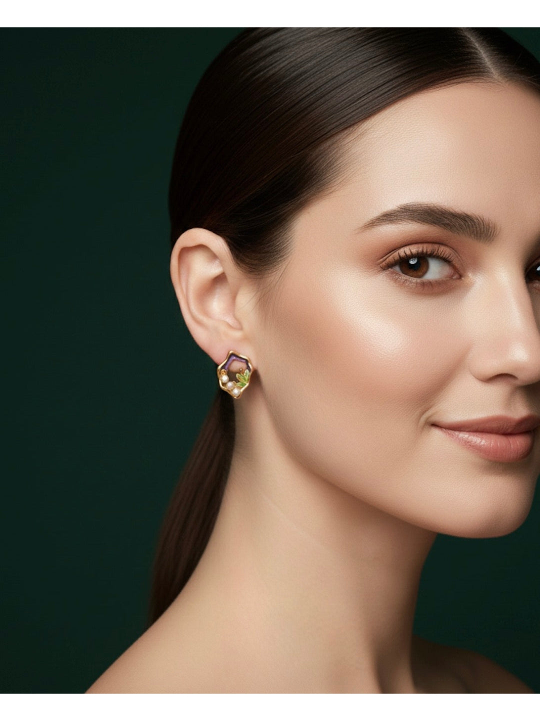 Fancy Golden Stylish Studs