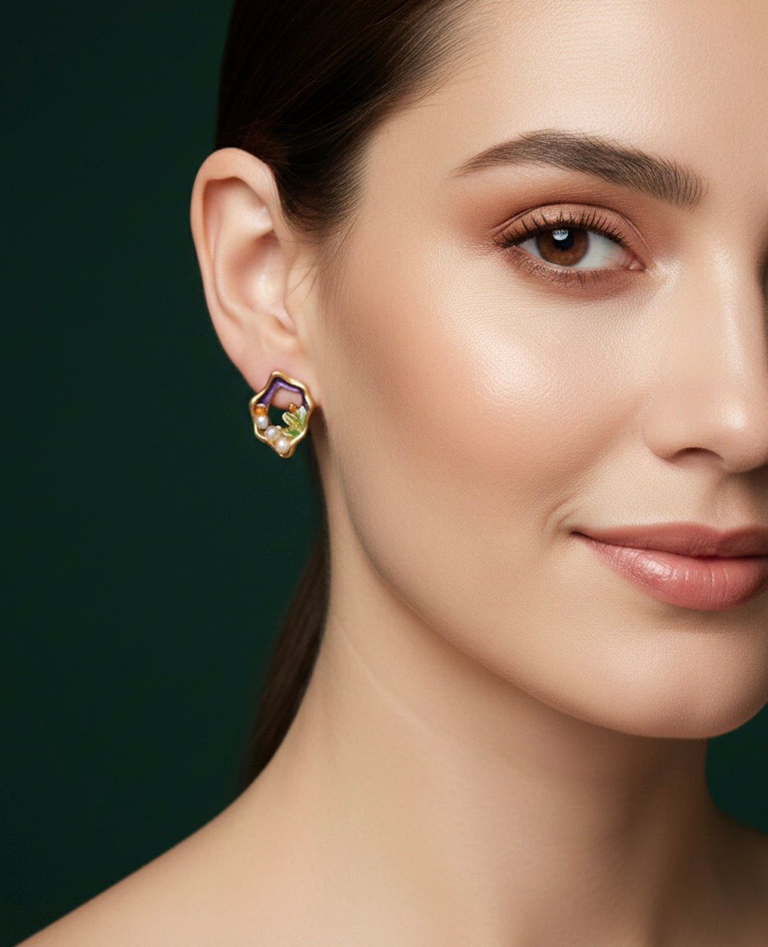 Fancy Golden Stylish Studs