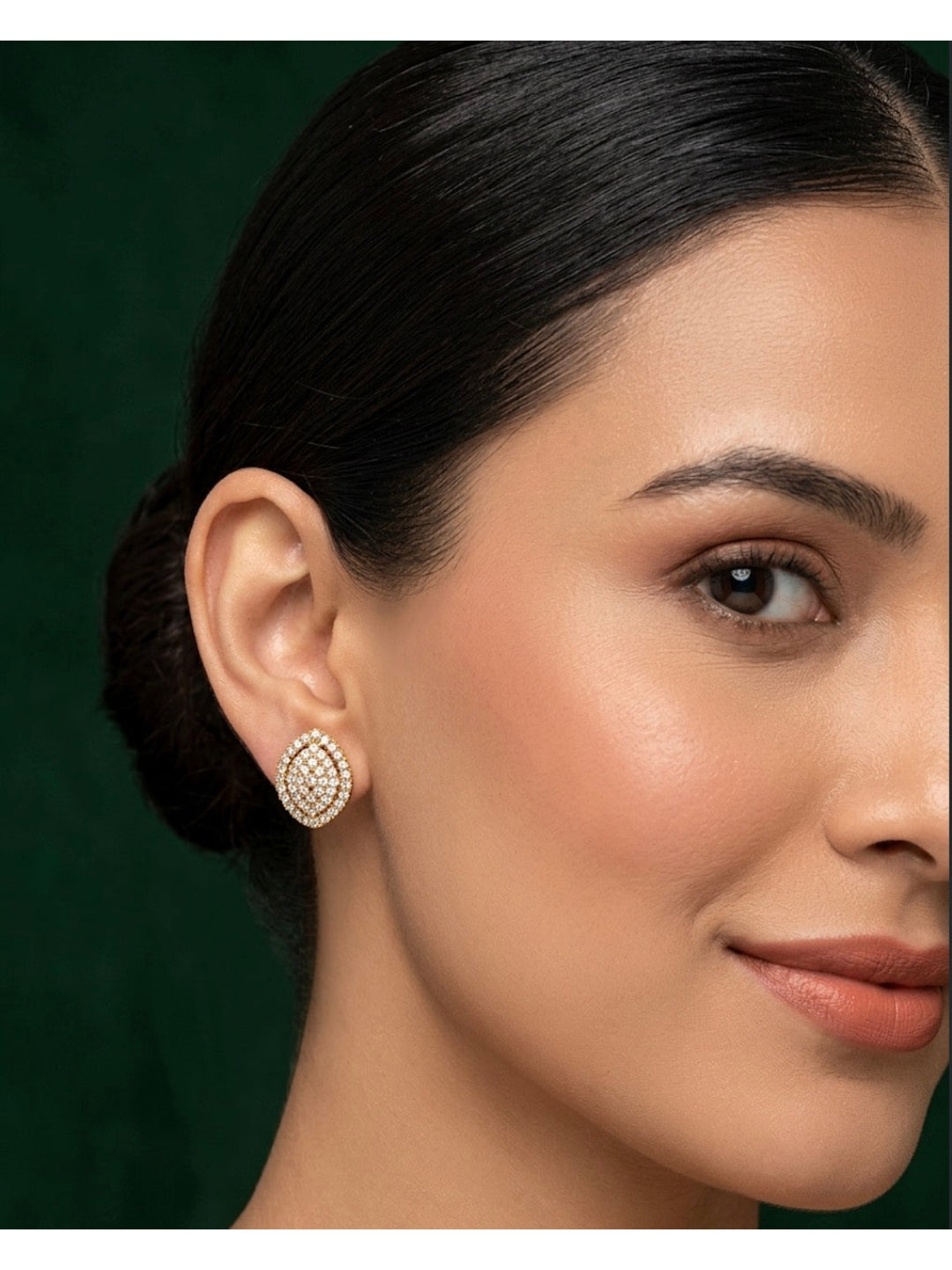 Fancy Diamond &amp; Beaded Studs