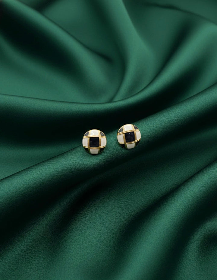 Gold &amp; Black Studs