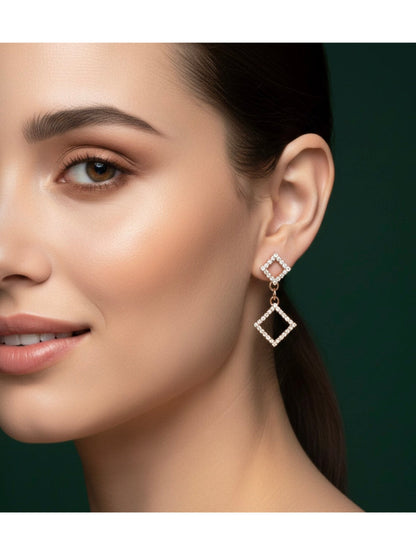 Trendy Rose gold Earrings