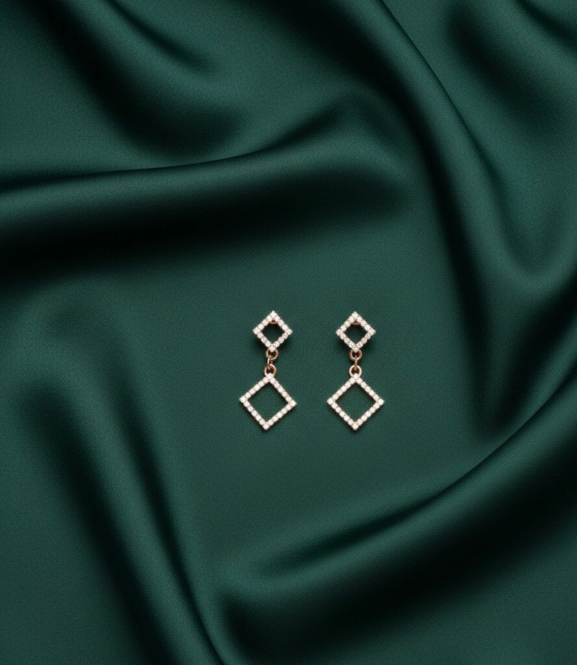 Trendy Rose gold Earrings