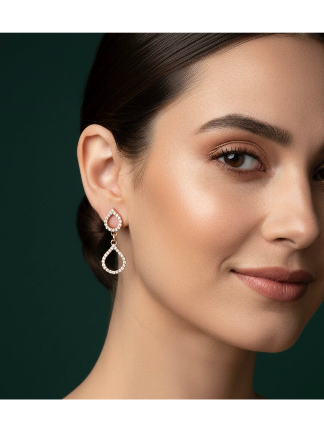 Trendy Rose gold Earrings