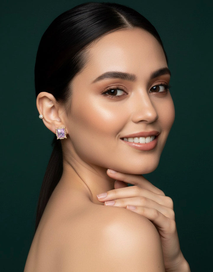 Trendy Pack of 2 Lightweight Mini Studs