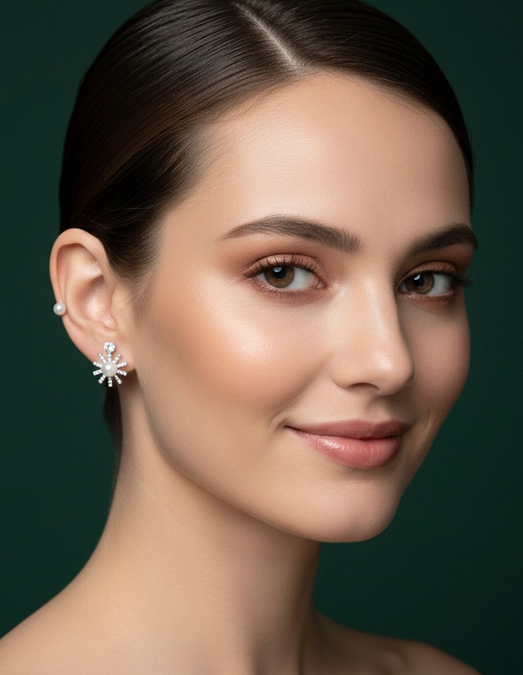 Silver Plated Pack of 2 Lightweight Studs