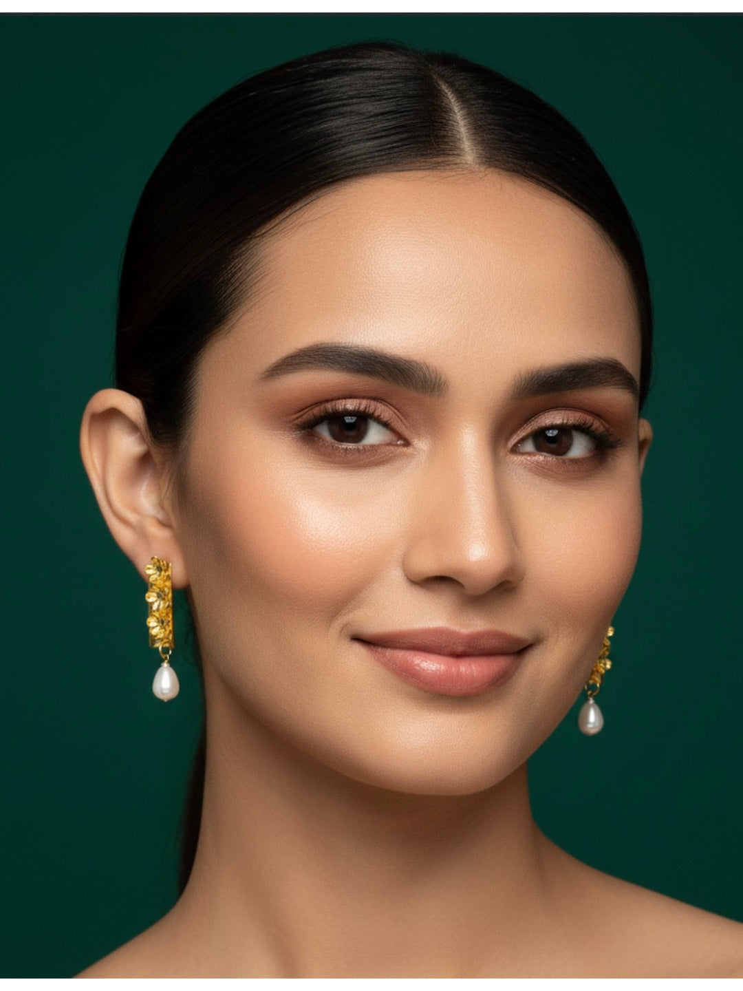 Golden Drop Earrings