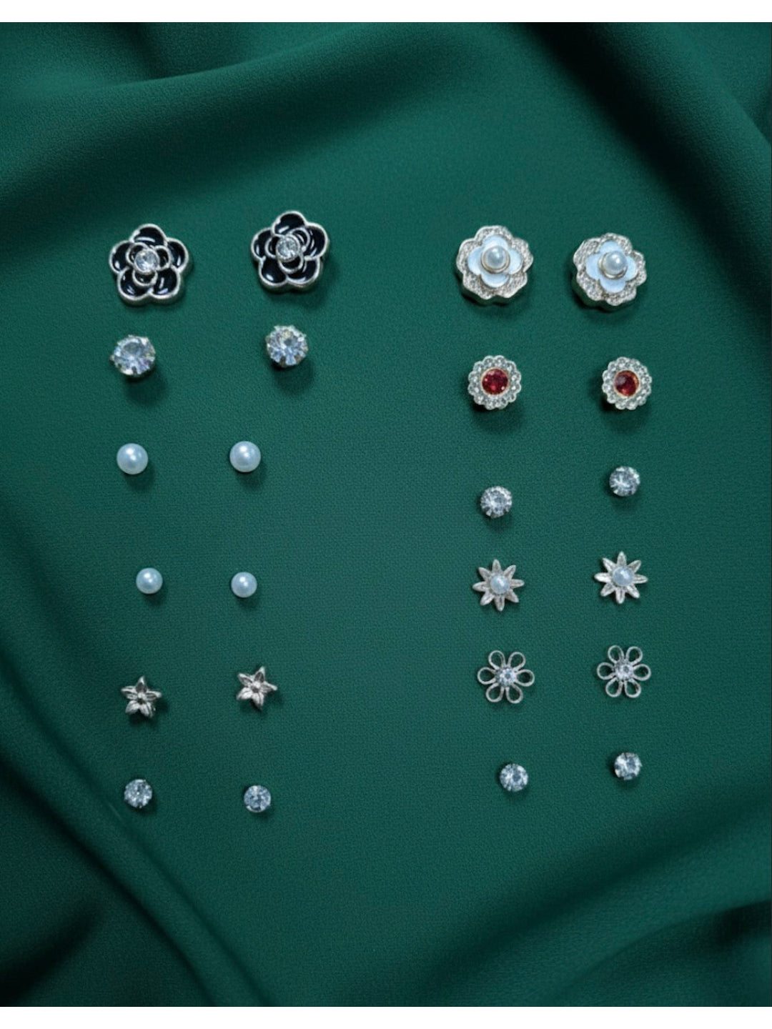 Multiple Design Combo Pack Of 12 Mini Studs