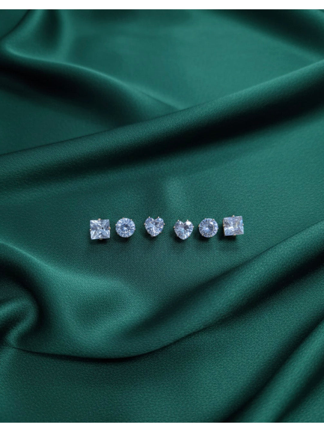 Pack of 3 Mini Doamond Studs