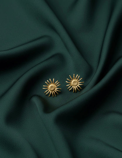 Women Gold Plated Minimal Earing