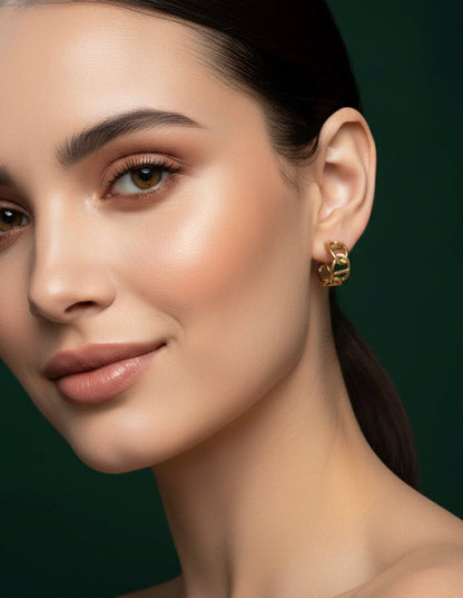 Women Gold Trendy Earing