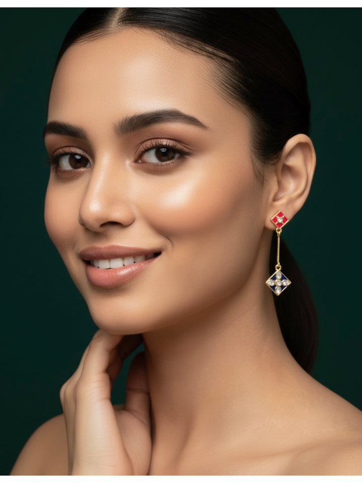 Gold Plated Tessals Earrings