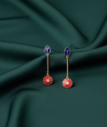 Gold Plated Tessals Earrings