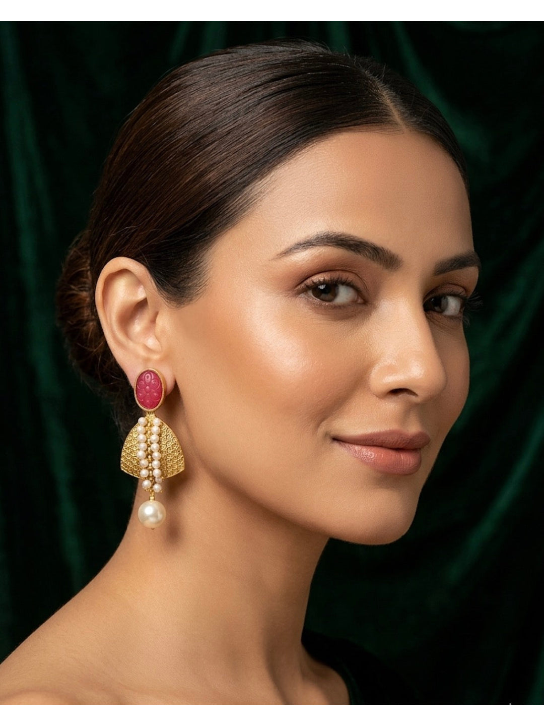 Gold Plated Fancy Earrings