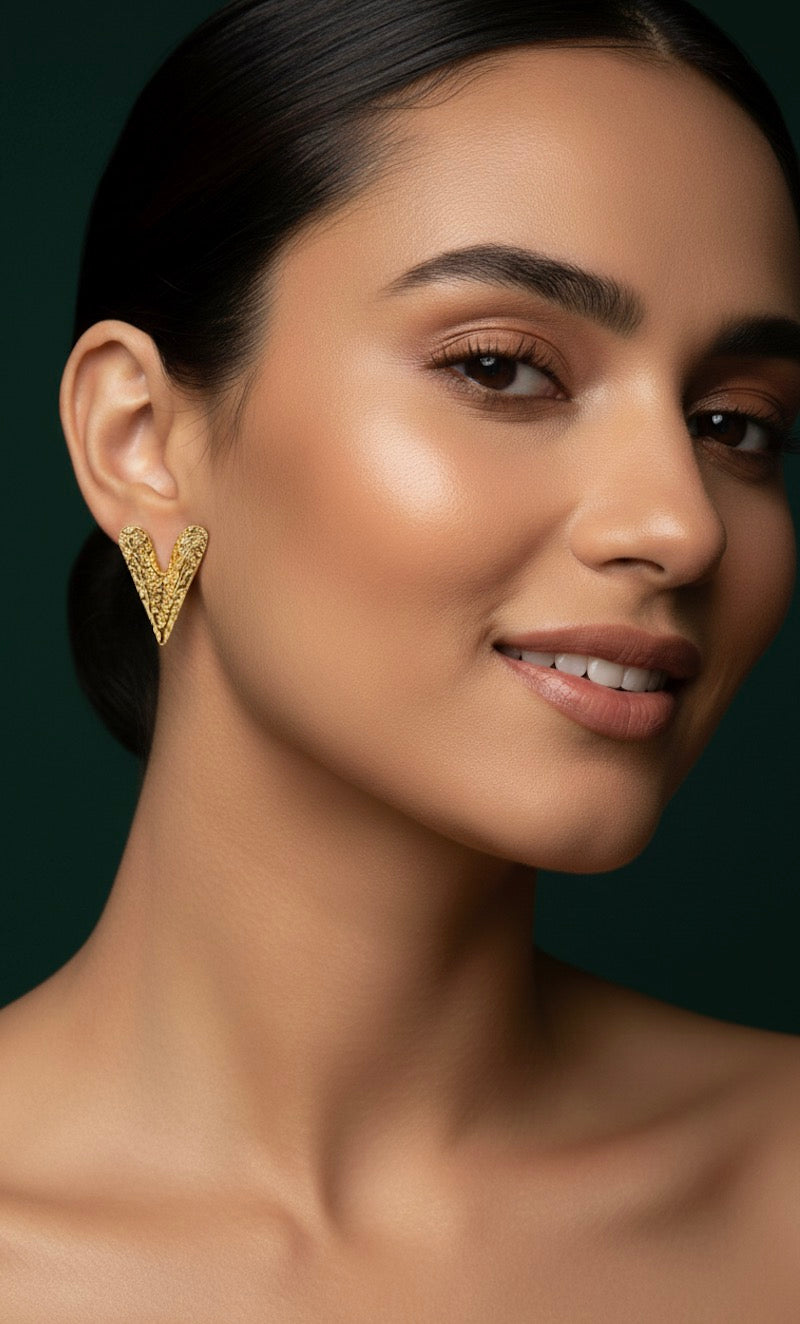 Beautiful Heart Shaped Earrings