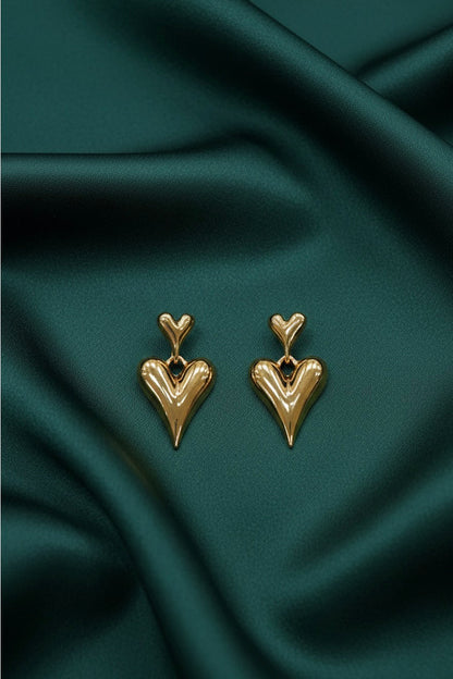 Beautiful Heart Shaped Earrings