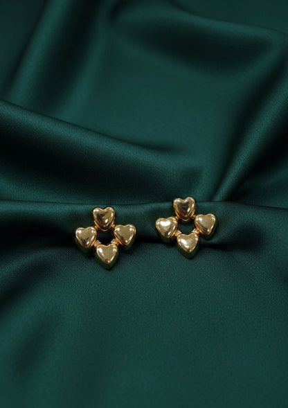 Fancy Golden Antique Studs