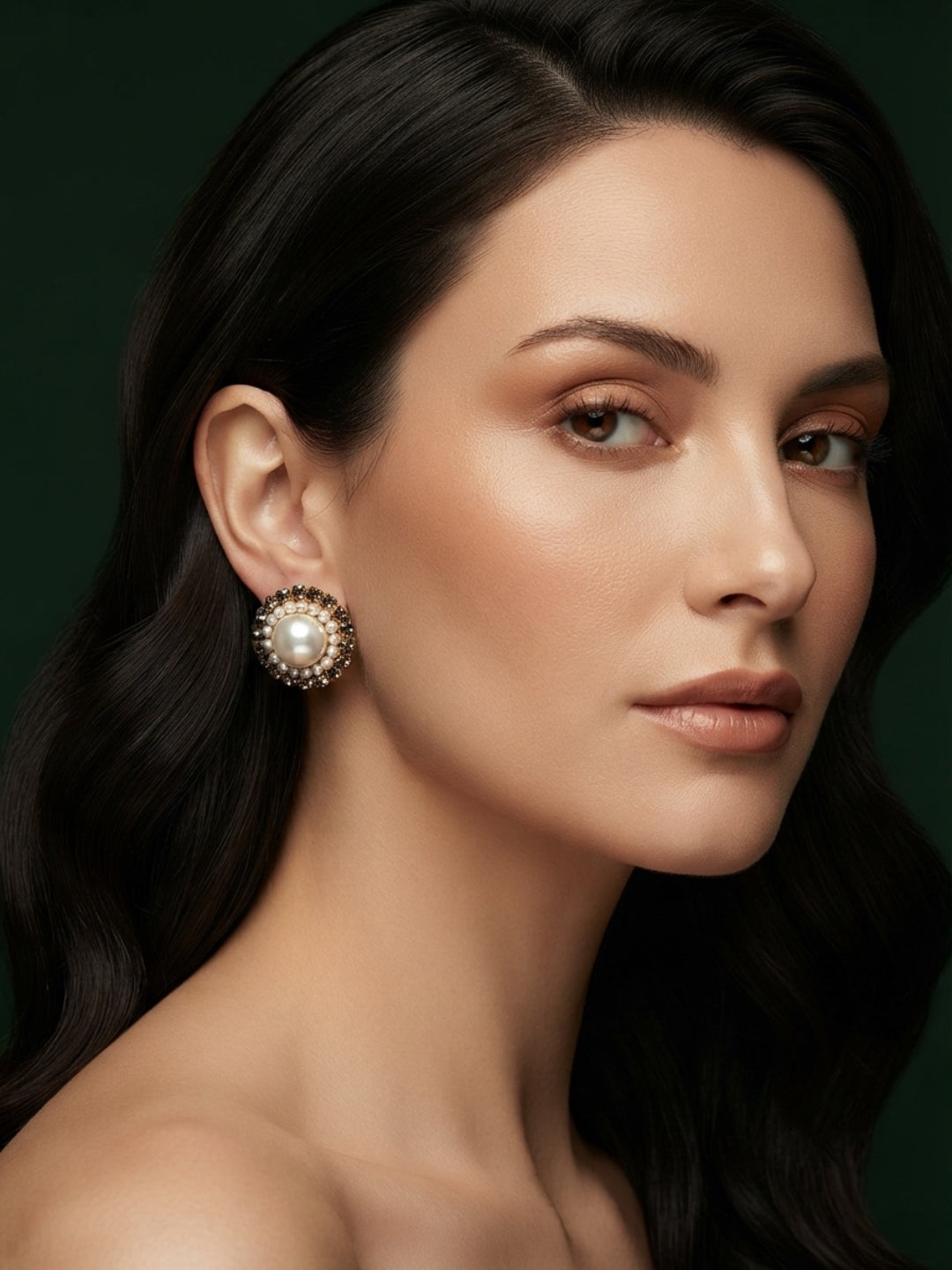 Fancy Pearl &amp; Beaded Mini Studs