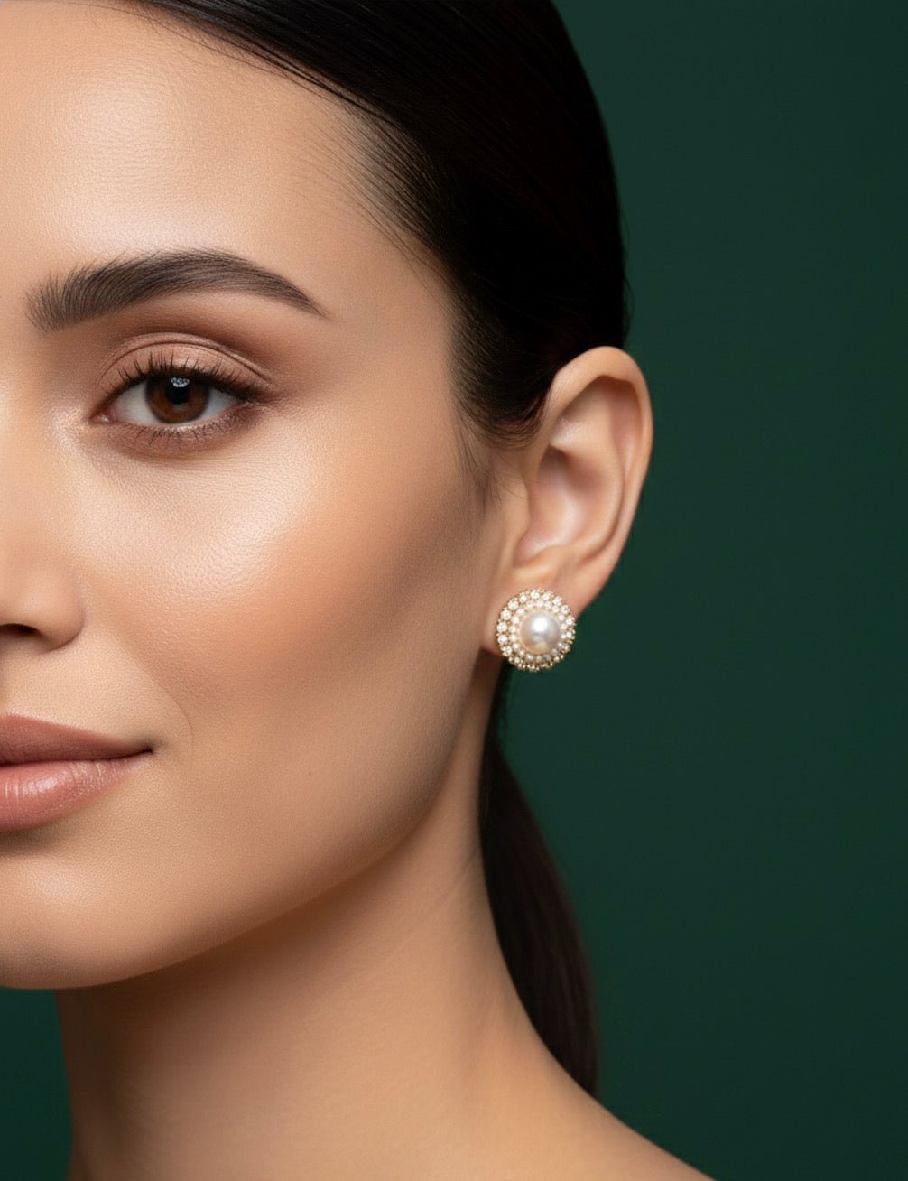 Fancy Pearl &amp; Beaded Mini Studs