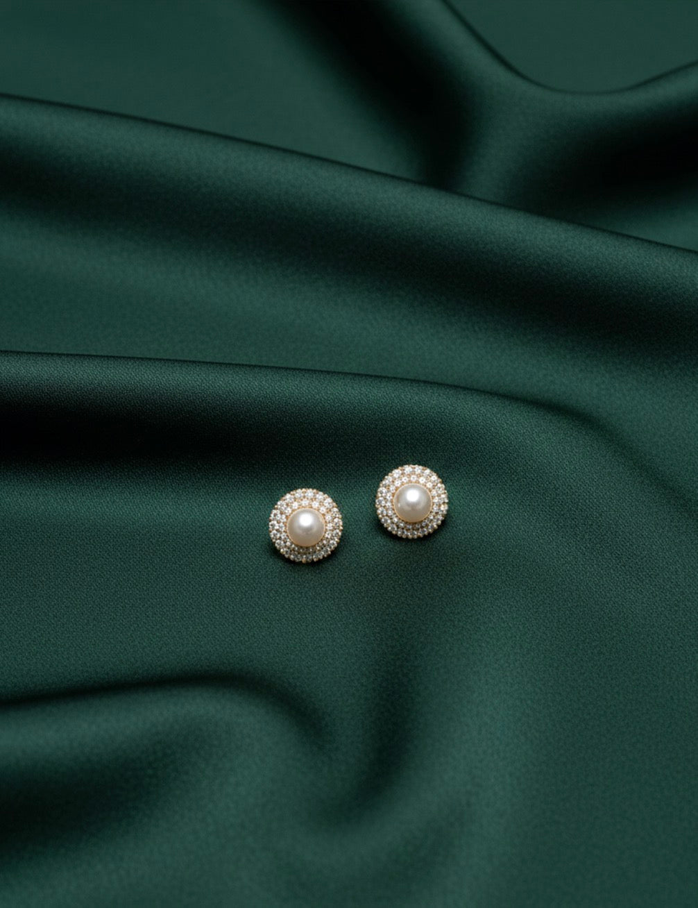 Fancy Pearl &amp; Beaded Mini Studs