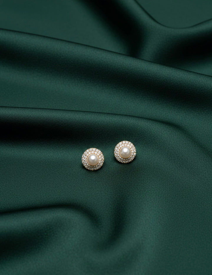 Fancy Pearl &amp; Beaded Mini Studs