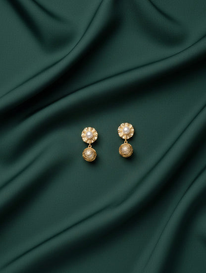 Gold Plated Fancy Earrings