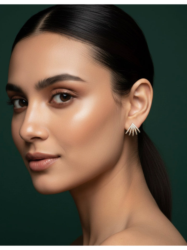 Gold Plated Fancy Studs