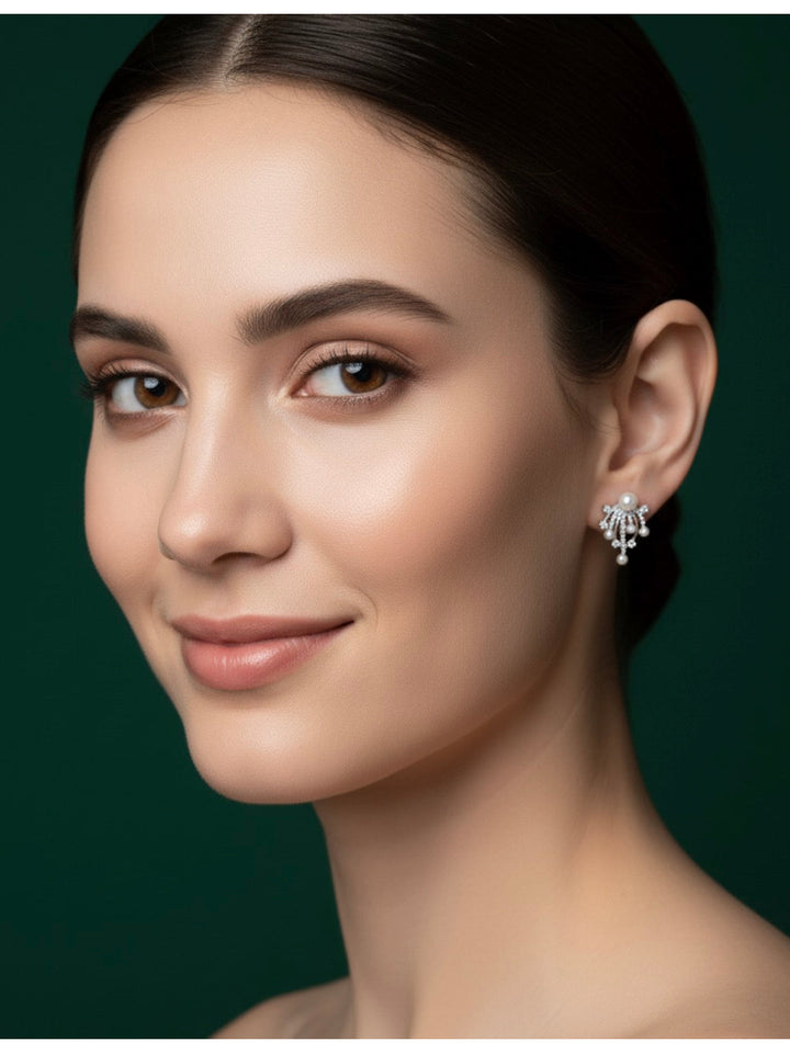 Silver Plated Fancy Studs