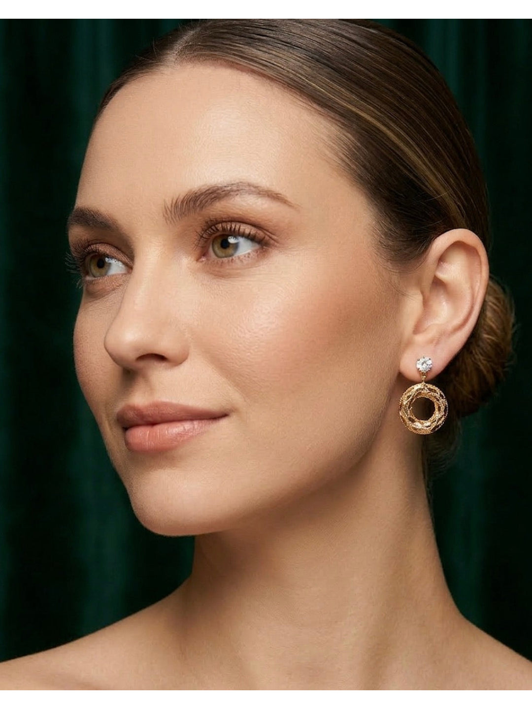 Golden Koren Style Earrings