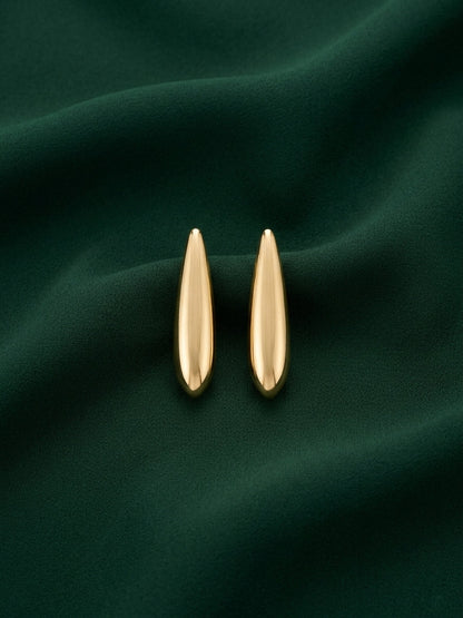 Gold Plated Contemporery Earrings