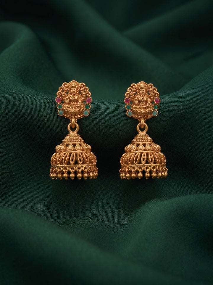 Gold Plated Indo-Western Jhumka