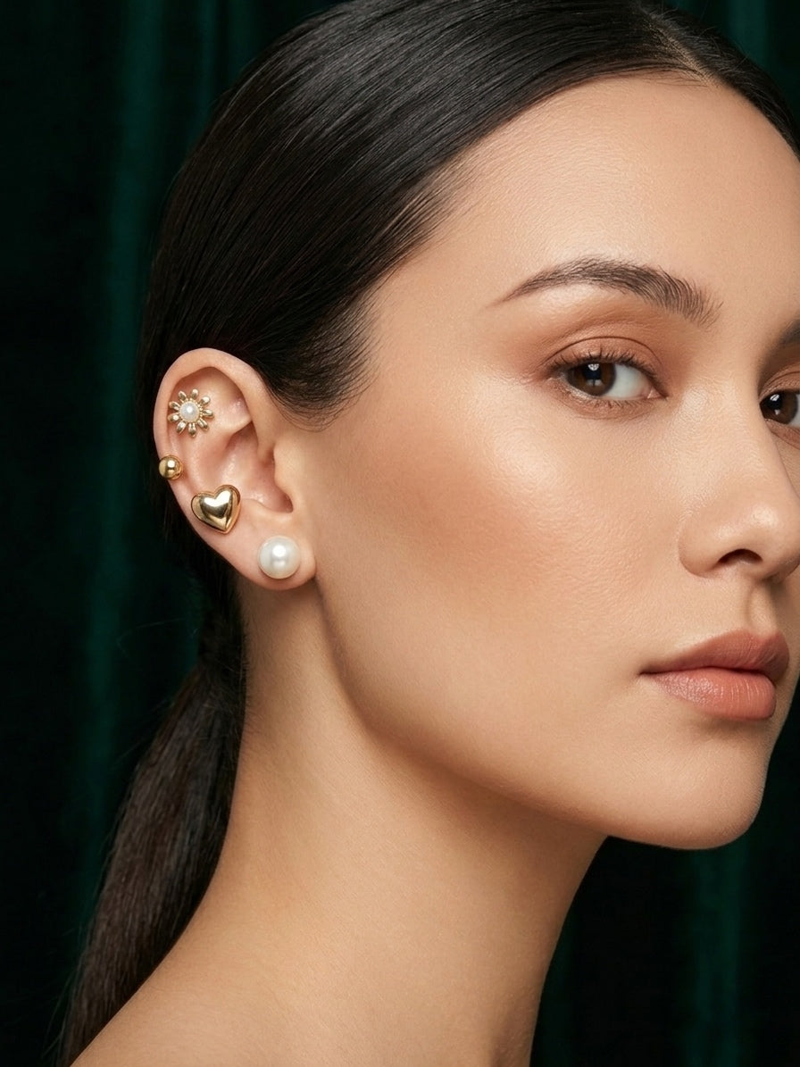 Pack Of 7 Unique-Design Mini Studs