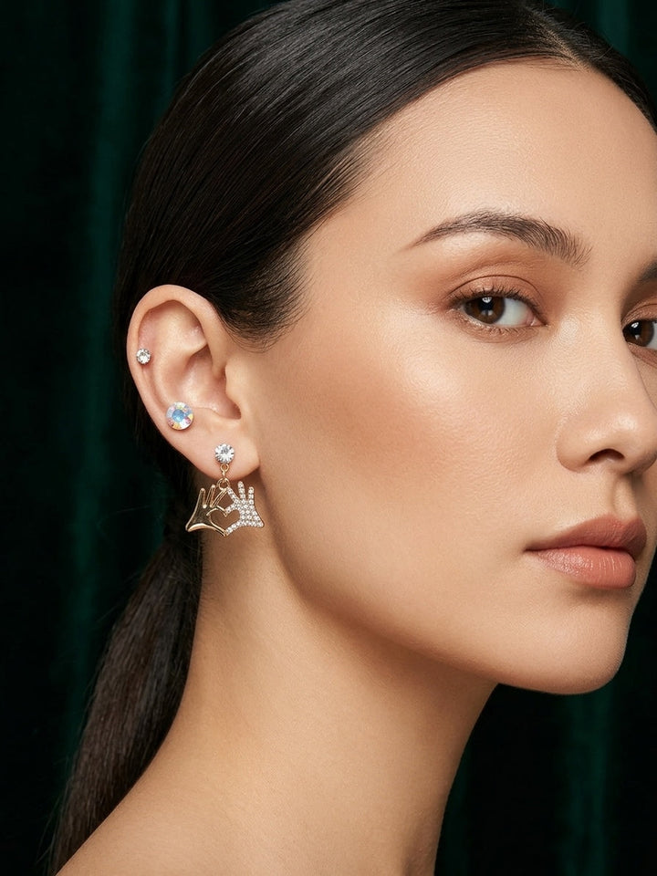 Pack Of 7 Unique-Design Mini Studs