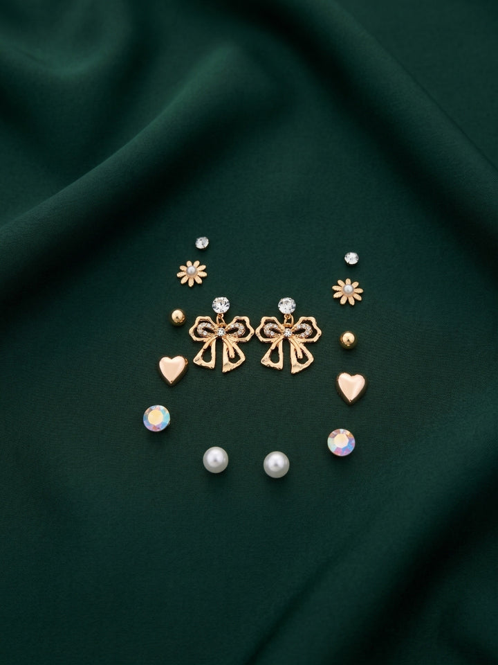 Pack Of 7 Unique-Design Mini Studs