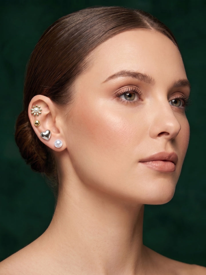Pack Of 7 Unique-Design Mini Studs