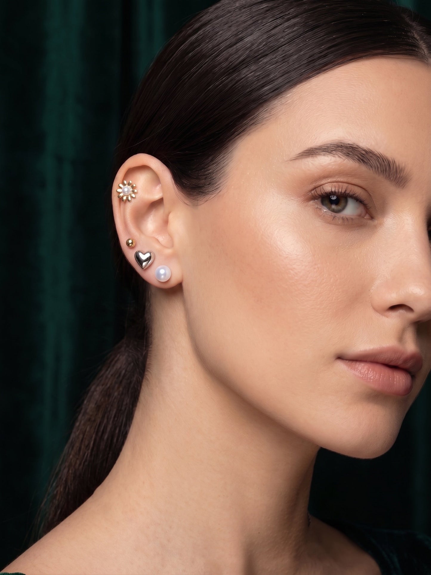 Pack Of 7 Unique-Design Mini Studs