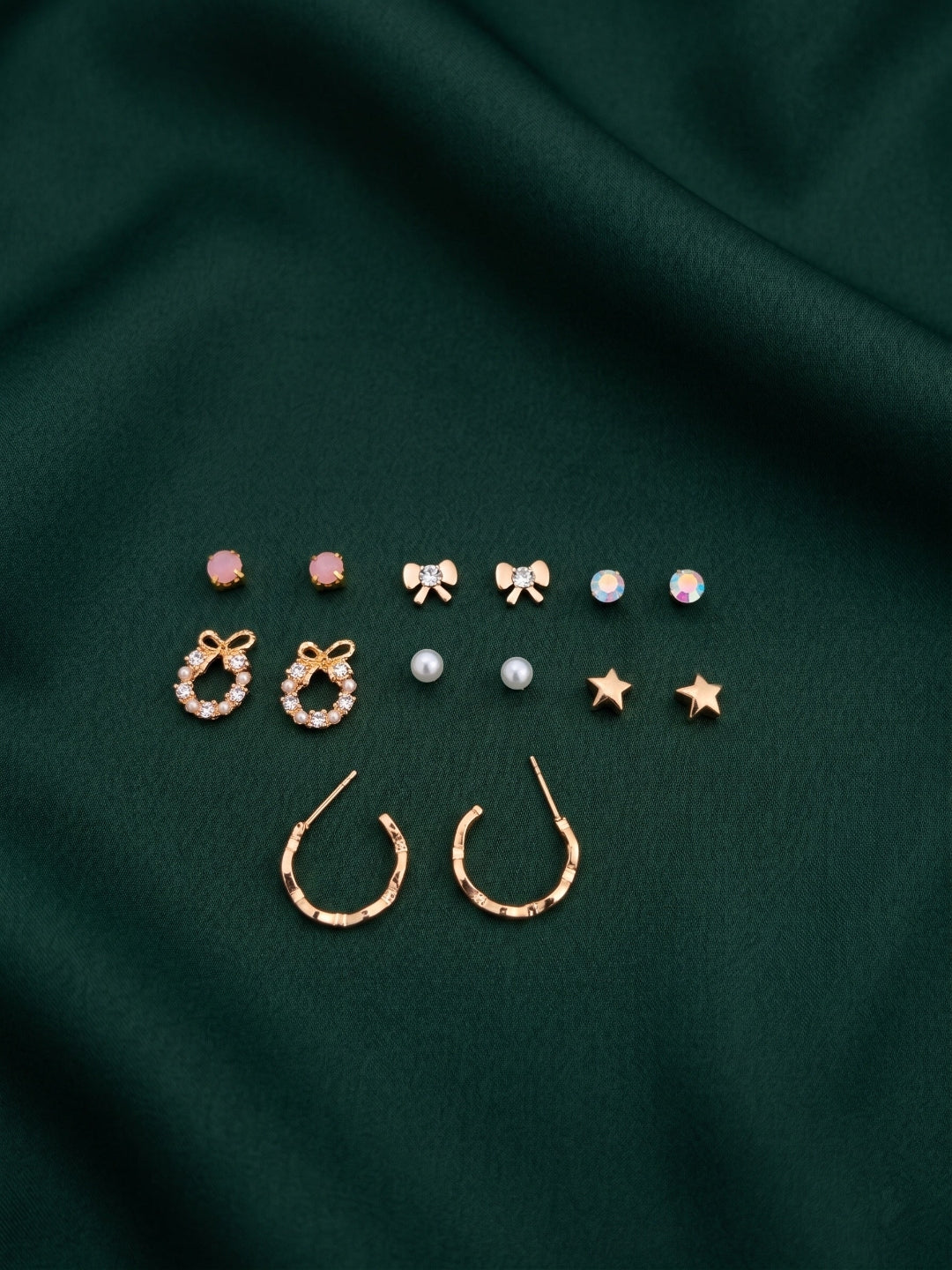 Pack Of 7 Unique-Design Mini Studs