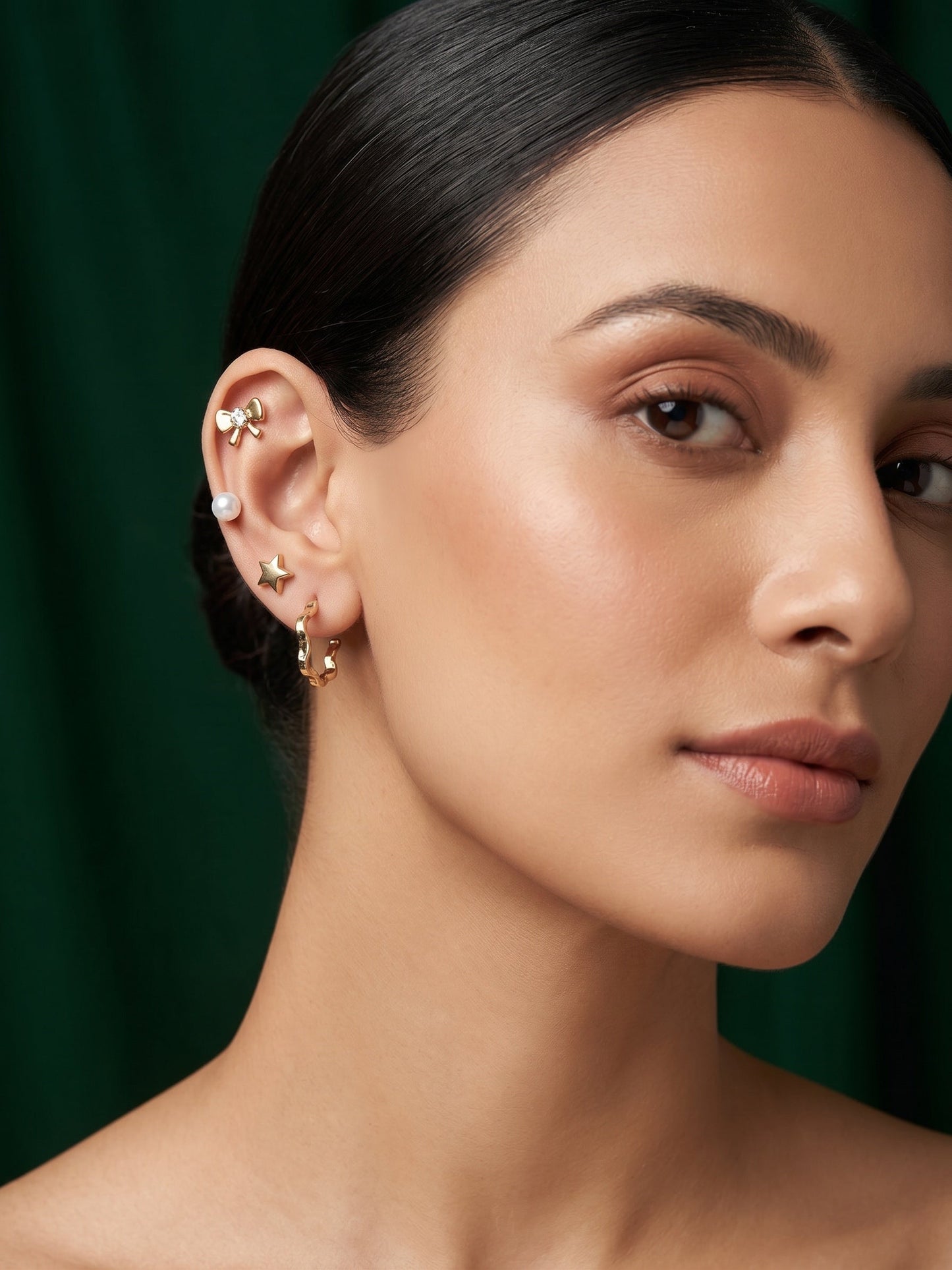 Pack Of 7 Unique-Design Mini Studs