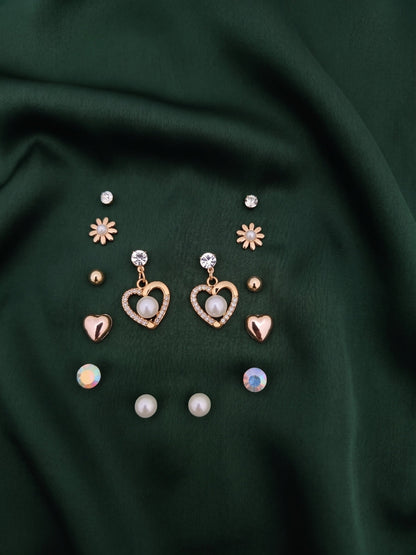 Pack Of 7 Unique-Design Mini Studs