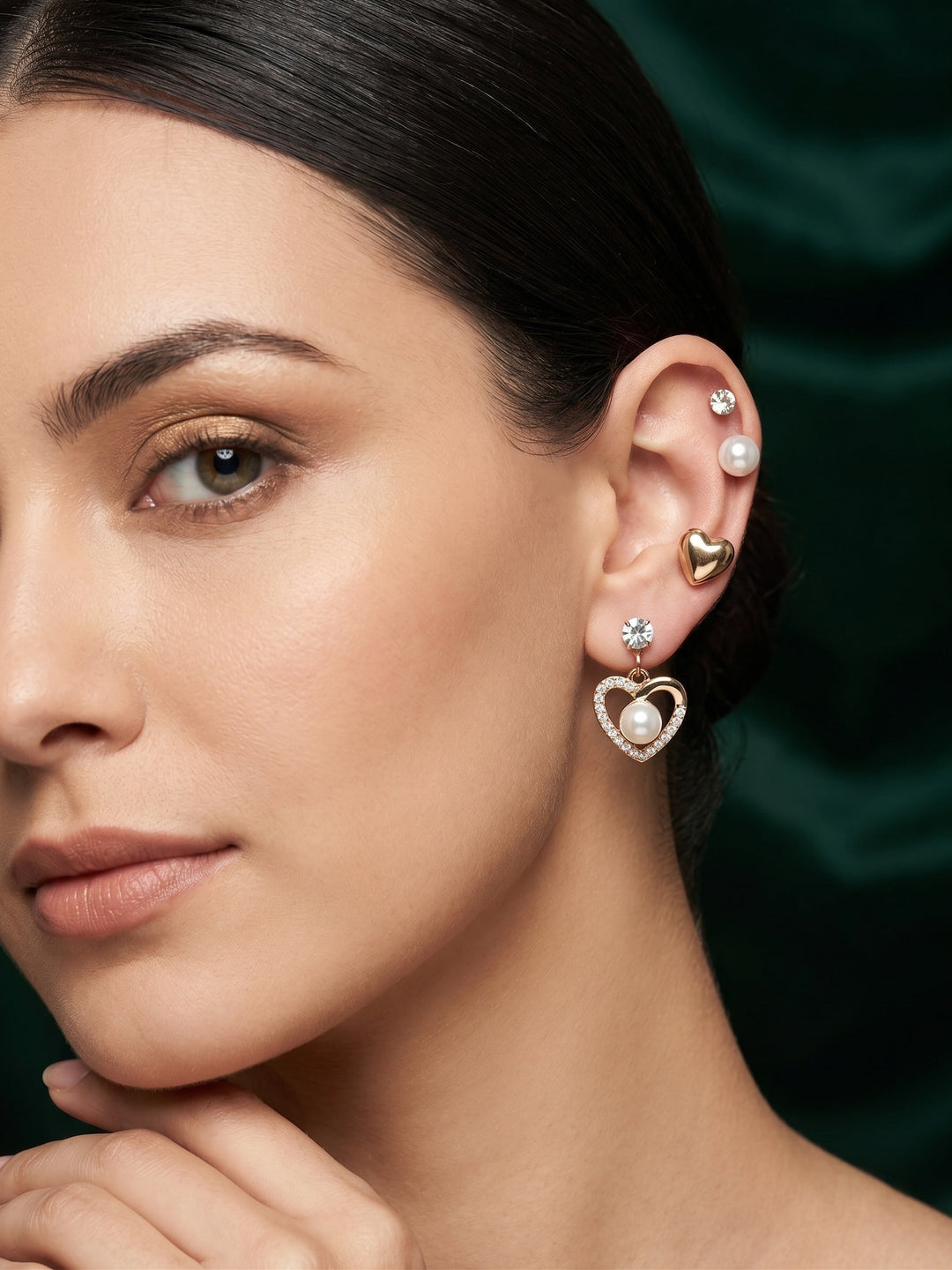 Pack Of 7 Unique-Design Mini Studs